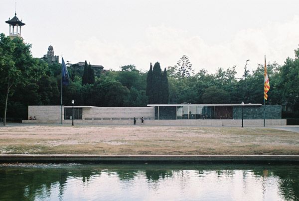 pavilon Barcelona / Mies van der Rohe / Barcelona, Španělsko