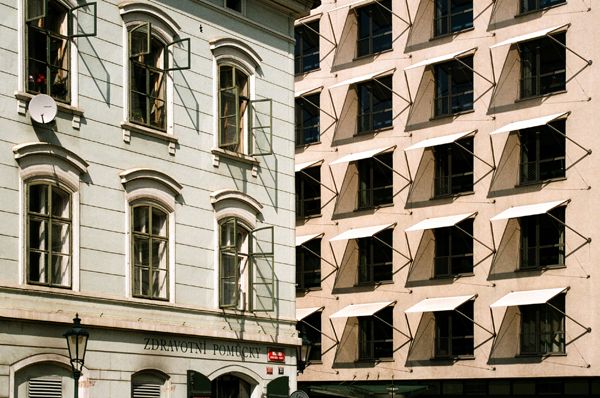 CCEA / photographs in the catalog "Architecture of Prague 1 from 1990 to 2010" / Hotel Josef / I