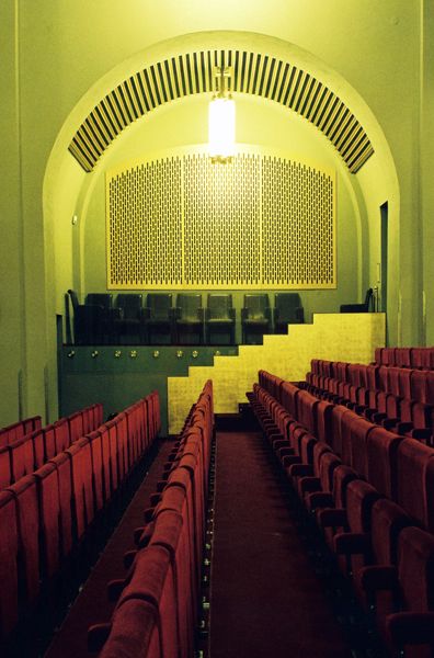 CCEA / photographs in the catalog "Architecture of Prague 1 from 1990 to 2010" / theatre Hybernia