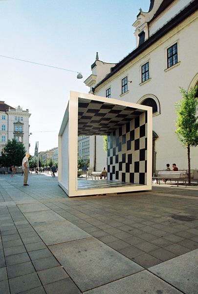 Chybik + Kristof AA / photographic documentation of summer pavilion + City Modul / Moravian Gallery in Brno / Czech republic / 2