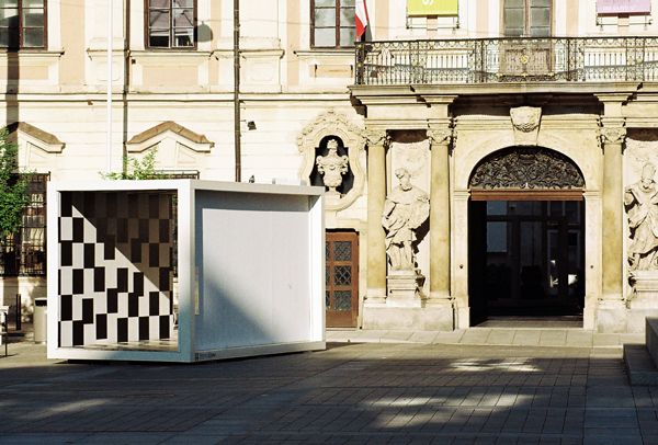 Chybik + Kristof AA / photographic documentation of summer pavilion + City Modul / Moravian Gallery in Brno / Czech republic / 2
