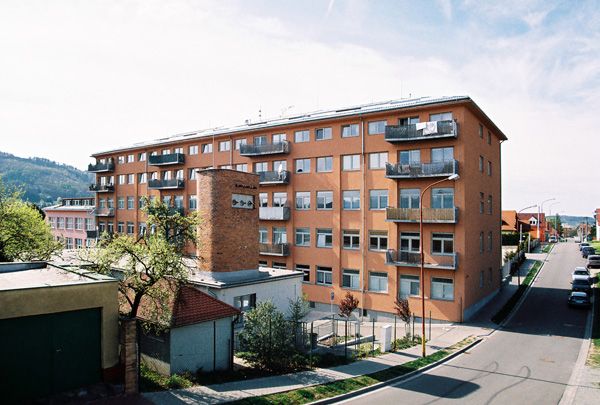 Fránek architects / publication "Housing" / photographic documentation of apartment building / Blansko, Czech Republic