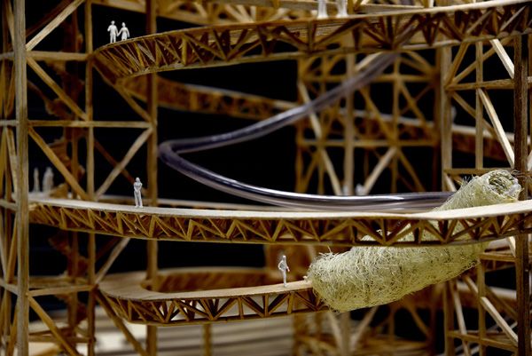Fránek architects / Trail in the sky, model / Fránek architects studio, Brno / 2015 / X