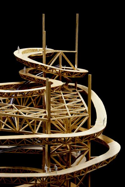 Fránek architects / Trail in the sky, model / Fránek architects studio, Brno / 2015 / IX