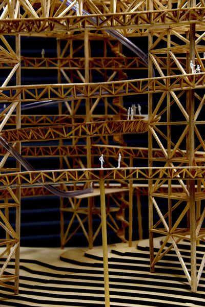 Fránek architects / Trail in the sky, model / Fránek architects studio, Brno / 2015 / VI