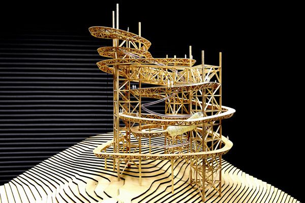 Fránek architects / Trail in the sky, model / Fránek architects studio, Brno / 2015 / II