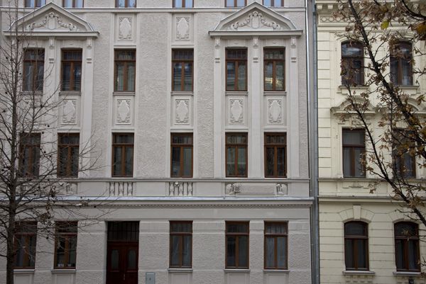 PRIVILEG - reconstruction of monuments and historical buildings / Facade - Výstavní street no. 11, Brno / 2016 / IV