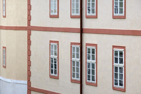 PRIVILEG - reconstruction of monuments and historical buildings / Facade / Na Kampě street no. 11, Prague / 2016 / VI
