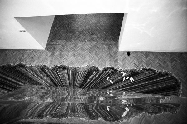 depository / 043 / Fránek kicked up space / print on canvas, hidden wooden frame / 45 x 30 cm / price: 2500 CZK
