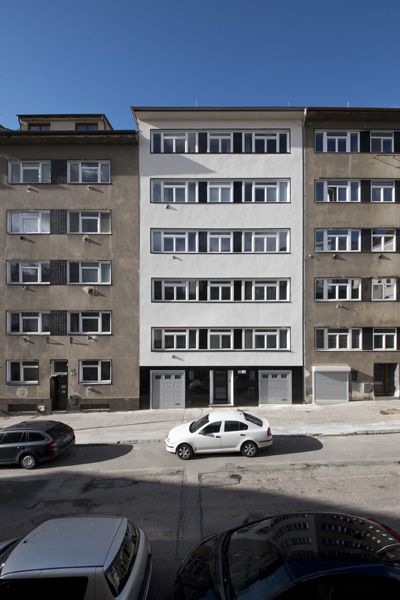 PRIVILEG - reconstruction of monuments and historical buildings / facade - Kopečná street no. 29, Brno / II