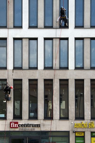 Hofmannservis / Trinity Office Center / window cleaning by climbing / XXIX