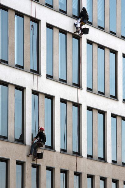 Hofmannservis / Trinity Office Center / window cleaning by climbing / XXVIII