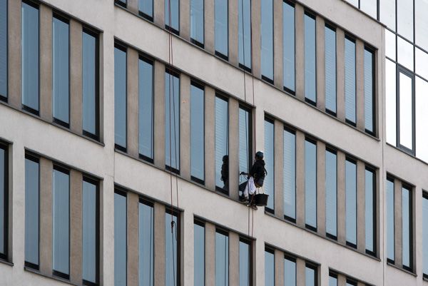Hofmannservis / Trinity Office Center / window cleaning by climbing / XXVI