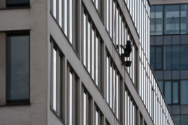 DSC_2087Hofmannservis / Trinity Office Center / window cleaning by climbing / XXII