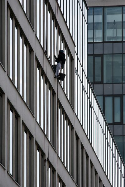 DSC_2081Hofmannservis / Trinity Office Center / window cleaning by climbing / XXI
