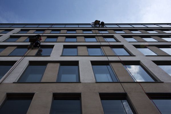 Hofmannservis / Trinity Office Center / window cleaning by climbing / XVII