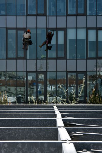 Hofmannservis / Trinity Office Center / window cleaning by climbing / XIII