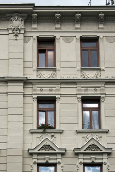 PRIVILEG - reconstruction of monuments and historical buildings / Facade / Jiráskova street no. 16, Brno / 2018 / III