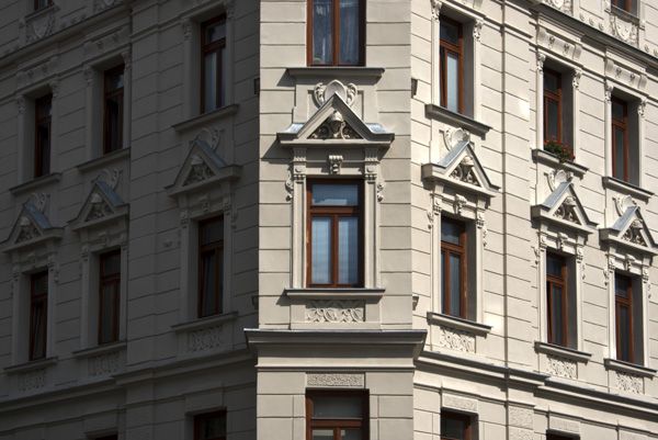 PRIVILEG - reconstruction of monuments and historical buildings / Facade / Jiráskova street no. 16, Brno / 2018 / II