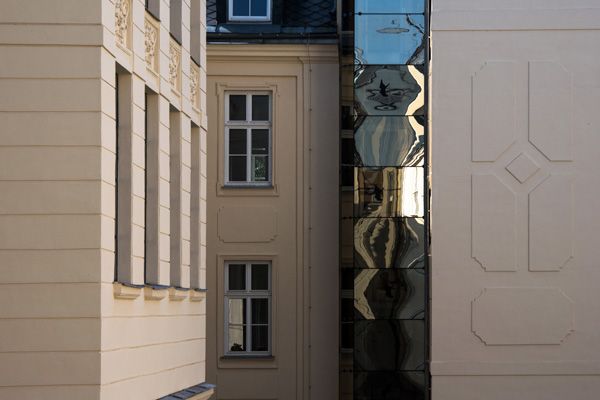 PRIVILEG - reconstruction of monuments and historical buildings / Facades - Palacký University Olomouc / Křížkovského street no. 10, Olomouc / 2018 / X