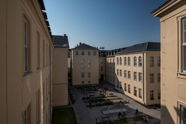 PRIVILEG - reconstruction of monuments and historical buildings / Facades - Palacký University Olomouc / Křížkovského street no. 10, Olomouc / 2018 / IV