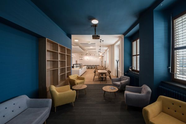 Čtyřstěn architekti / photographic documentation of café / Faculty of Education, Masaryk University / Brno, Czech Republic / 2019 / VIII