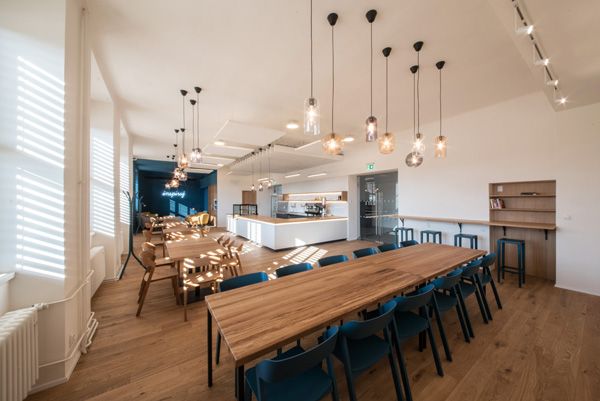 Čtyřstěn architekti / photographic documentation of café / Faculty of Education, Masaryk University / Brno, Czech Republic / 2019 / II
