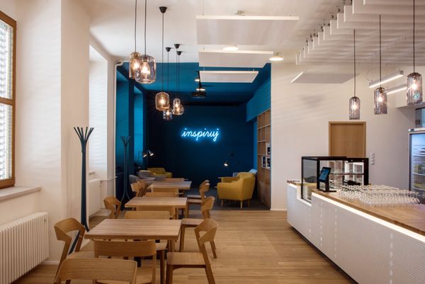Čtyřstěn architekti / photographic documentation of café / Faculty of Education, Masaryk University / Brno, Czech Republic / 2019 / III