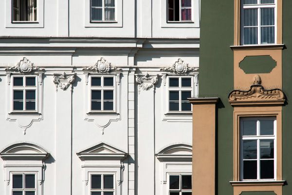 PRIVILEG - reconstruction of monuments and historical buildings / Facade / Zelný trh no.10, Brno / 2019 / III