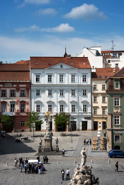 PRIVILEG - reconstruction of monuments and historical buildings / Facade / Zelný trh no.10, Brno / 2019 / I