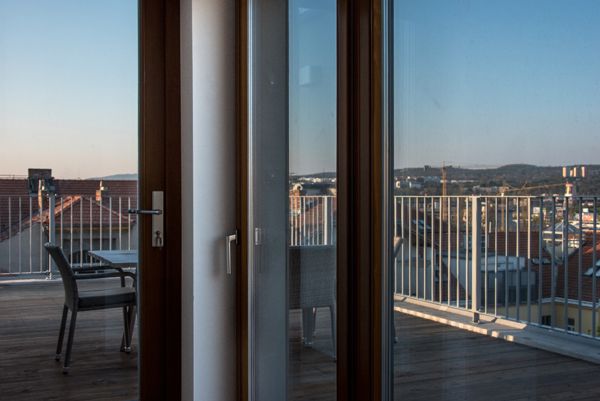 own projects / stairway and terrace of maisonette / Brno / 2018 / XIV