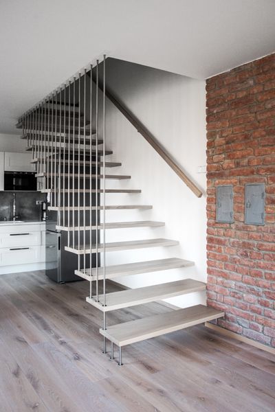 own projects / stairway and terrace of maisonette / Brno / 2018 / V
