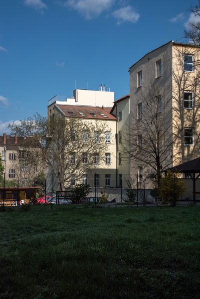 own projects / stairway and terrace of maisonette / Brno / 2018 / II