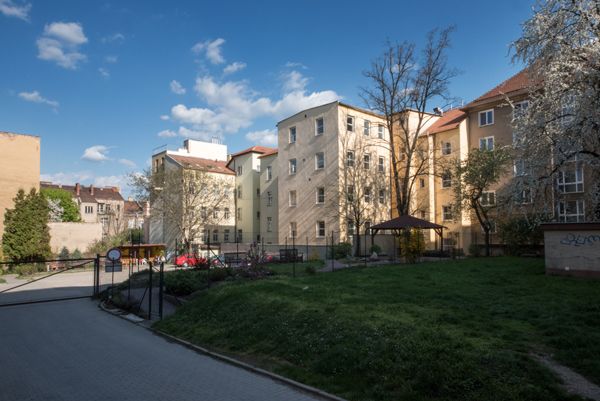 own projects / stairway and terrace of maisonette / Brno / 2018 / I