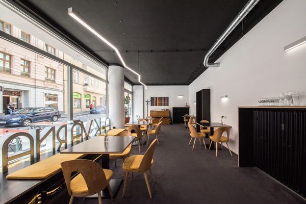 own projects / restaurant Akvárna / Brno / 2018 / IV