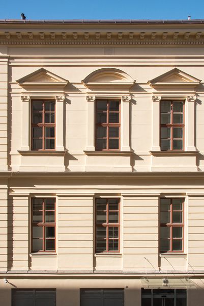 PRIVILEG - reconstruction of monuments and historical buildings / Facade / Joštova street no. 13, Brno / 2019 / III