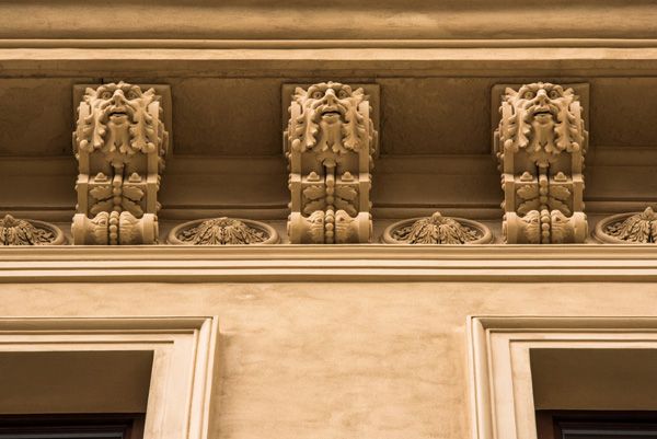 PRIVILEG - reconstruction of monuments and historical buildings / Facade / Avenue Capt. Jaroš no. 23, Brno / 2019 / V