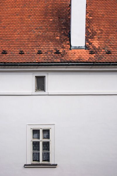 PRIVILEG - reconstruction of monuments and historical buildings / Facade - Křížkovského street no. 48, Kuřim / 2020 / XIV