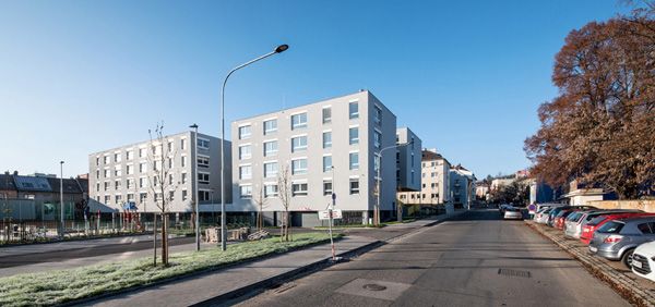 Rudiš-Rudiš architectual studio / municipal social housing and branch of Jiří Mahen library, Brno / 2021 / II