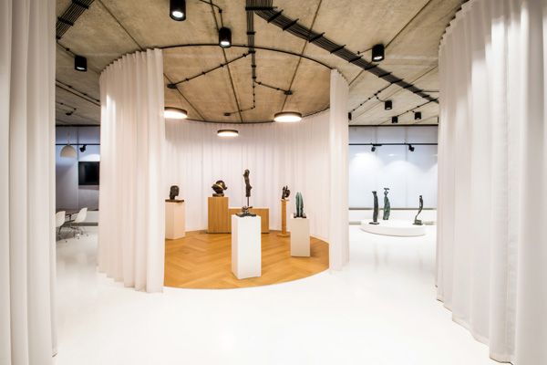 Chybik + Kristof architects and urban designers / Gallery of furniture My dva group / photographic documentation of Jiří Netík's exhibition / Brno / 2022 / I