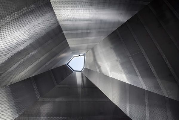 CHKAU / photographic documentation of interior of the modular research center, piazzetta and details / Vizovice, Czech republic / 2023 / XLVI