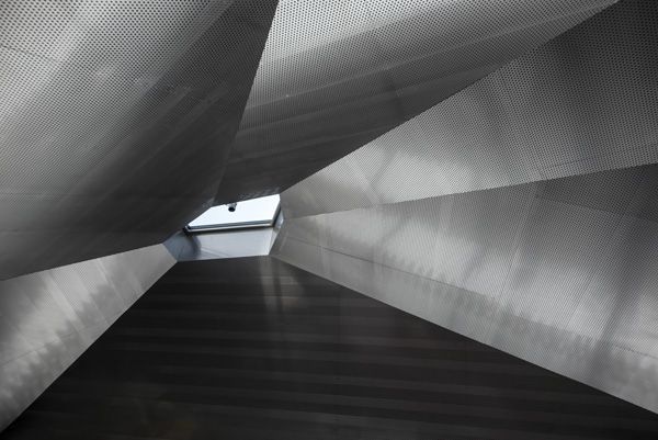 CHKAU / photographic documentation of interior of the modular research center, piazzetta and details / Vizovice, Czech republic / 2023 / XLIII