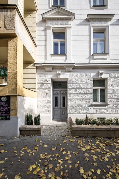 PRIVILEG - rekonstrukce památek a historických budov / Fasáda / Jiráskova 32, Brno / 2021 / IX