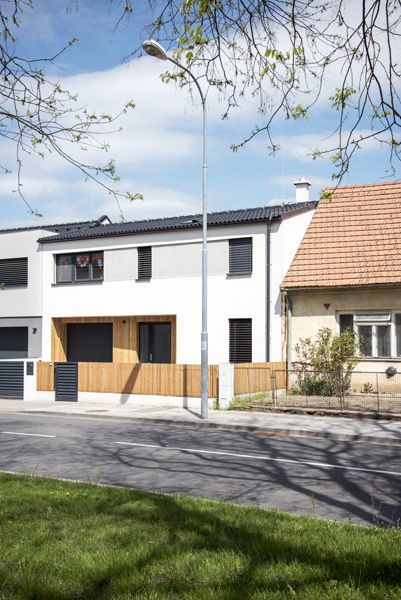 Čtyřstěn / architektonické studio / fotodokumentace řadového rodinného domu, Brno / 2023 / I