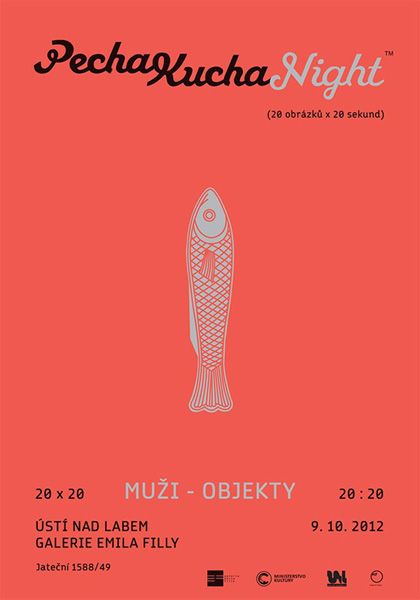 PechaKucha Night Ústí nad Labem No. 3, Galerie Emila Filly / 9. 10. 2012 / plakát