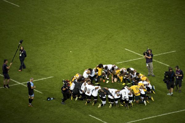 RWC 2015 / Austrálie vs Fiji / 28 - 13 / Cardiff, Wales / 23. 9. 2015 / XX
