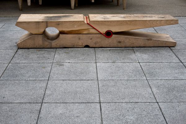 EXPO / Milan, Italy / 2015 / Piazza Italia - peg bench