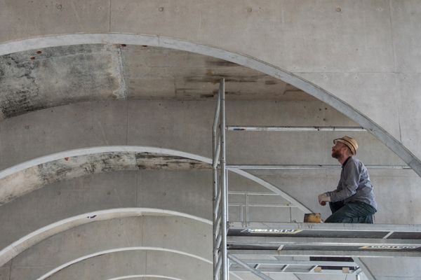 Patrik Hábl + Chybik+Kristof AA / painting concept / Lahofer winery, Znojmo, Czech republic / 2019 / XVI